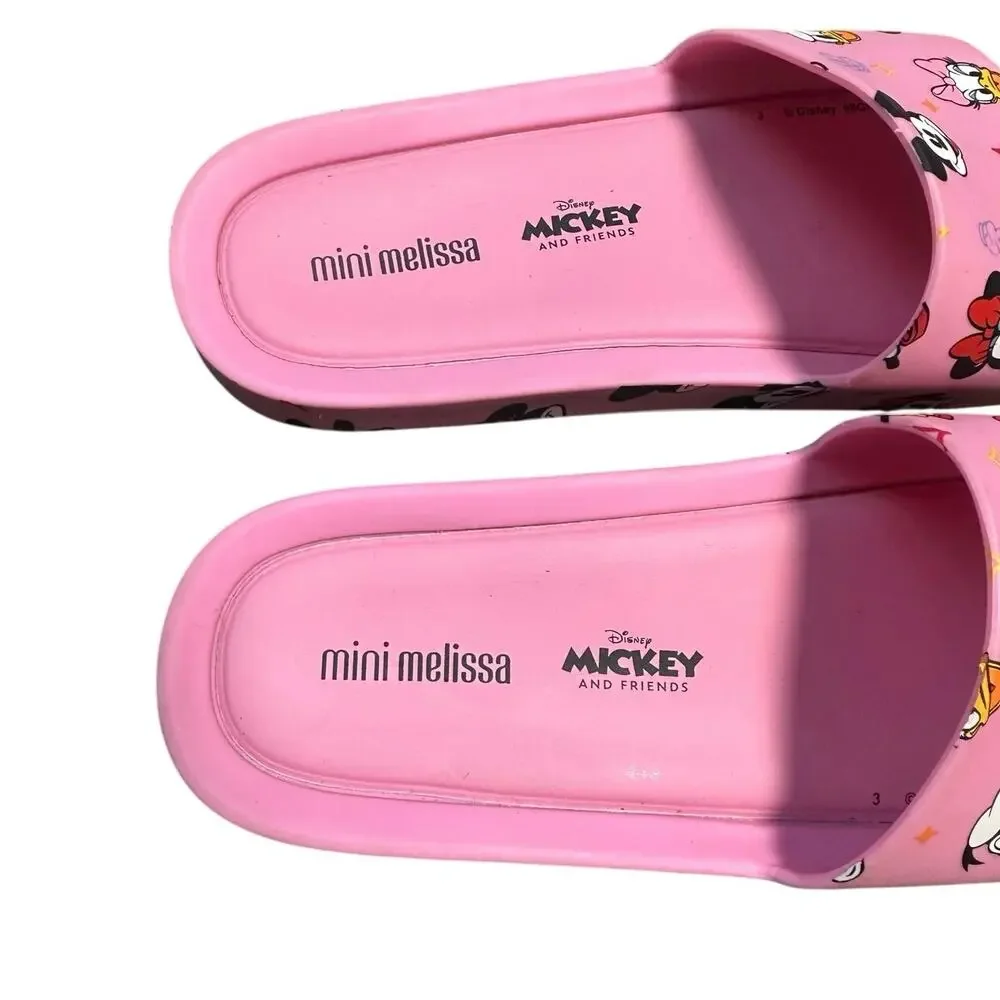 Mini Melissa x Disney Mickey + Friends Beach Slide Sandals